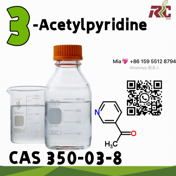 Factory Price Chemical Raw Material 3-Acetylpyridine CAS 350-03-8 with Safe Delivery