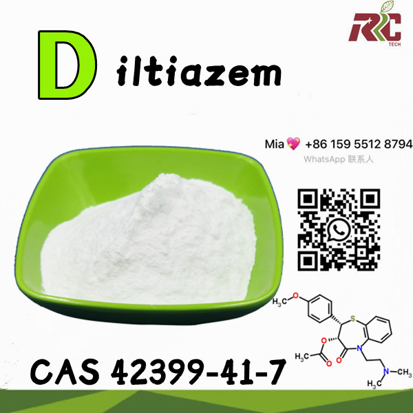 Factory Price Diltiazem CAS 42399-41-7 From CAS 33286-22-5 Dilthiazem Hydrochloride Diltiazem HCl